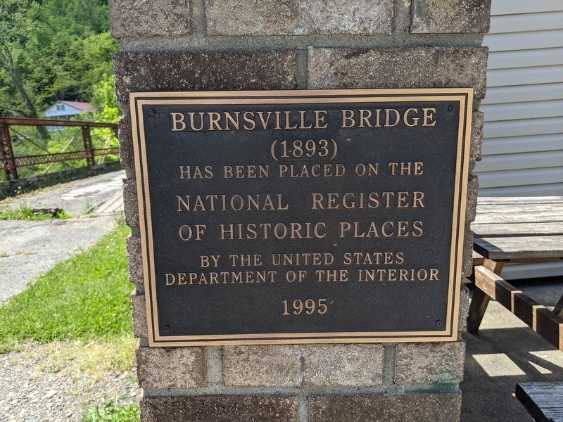 Burnsville Bridge Marker image. Click for full size.