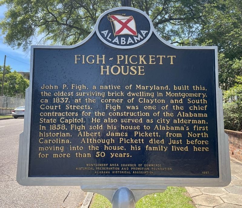 Figh-Pickett House Marker image. Click for full size.