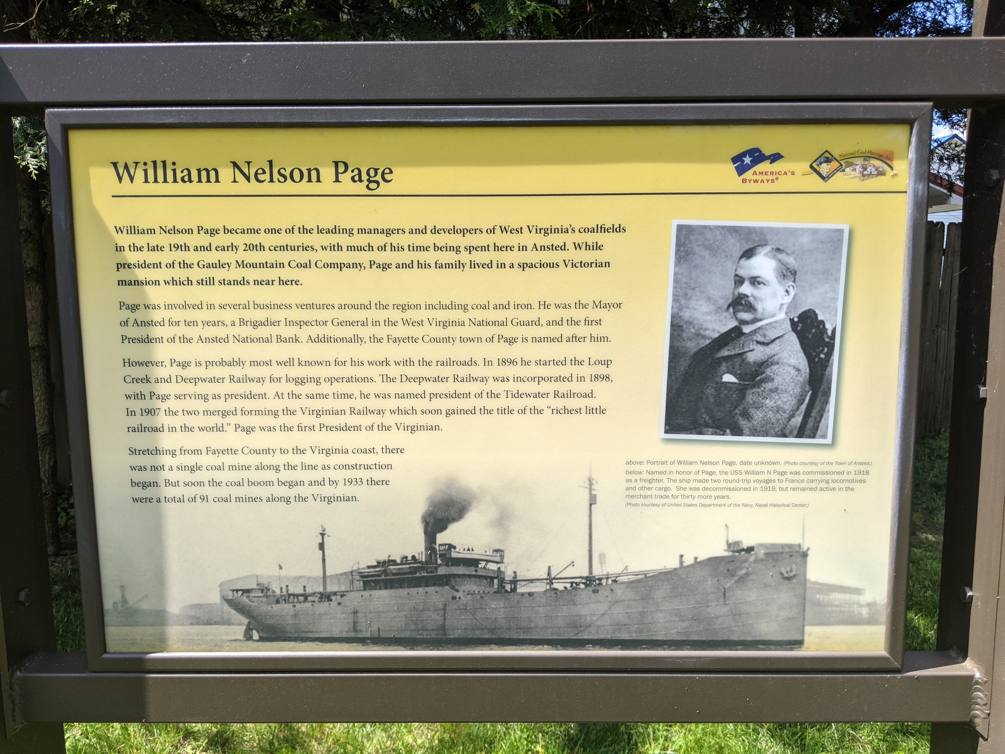 William Nelson Page Marker