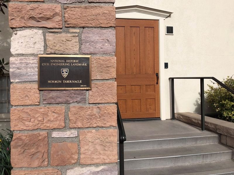 Mormon Tabernacle Marker image. Click for full size.