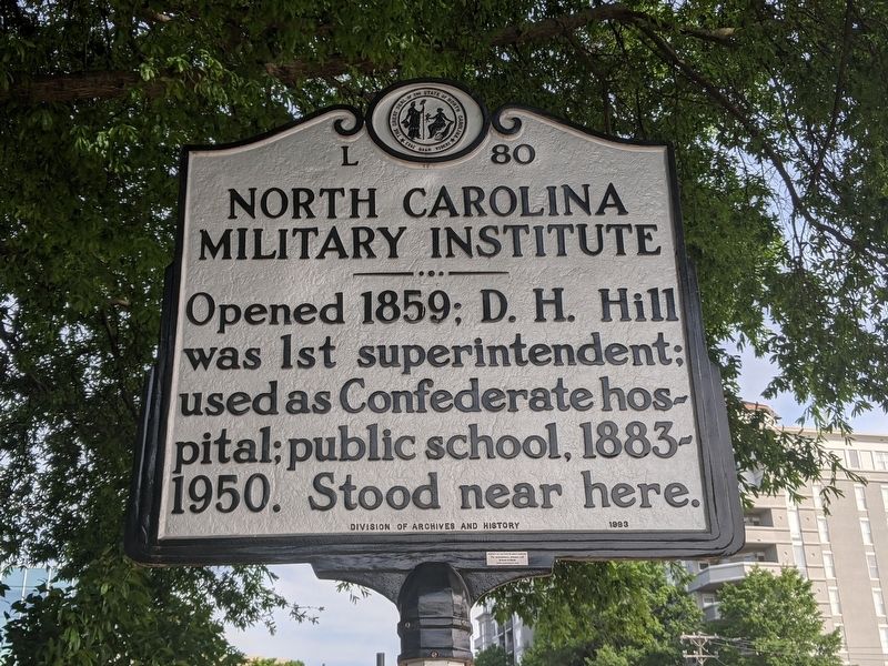 North Carolina Military Institute Marker image. Click for full size.