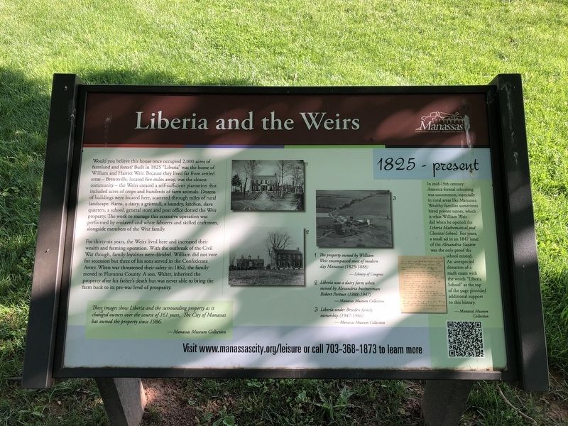 Liberia and the Weirs Marker image. Click for full size.