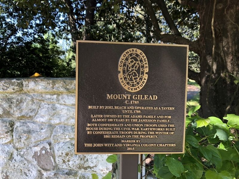 Mount Gilead Marker image. Click for full size.