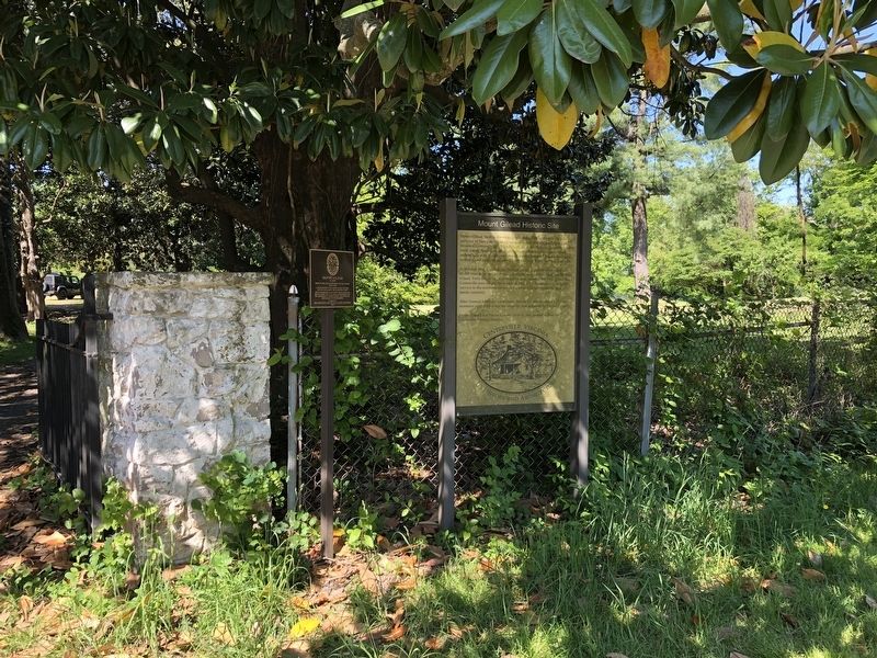 Mount Gilead Marker image. Click for full size.