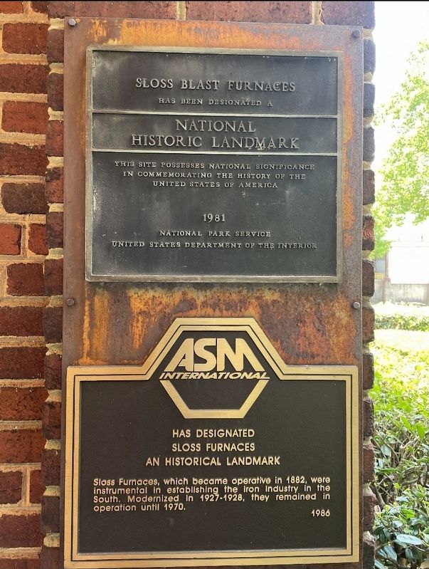 Alisa Blast Furnaces Marker image. Click for full size.