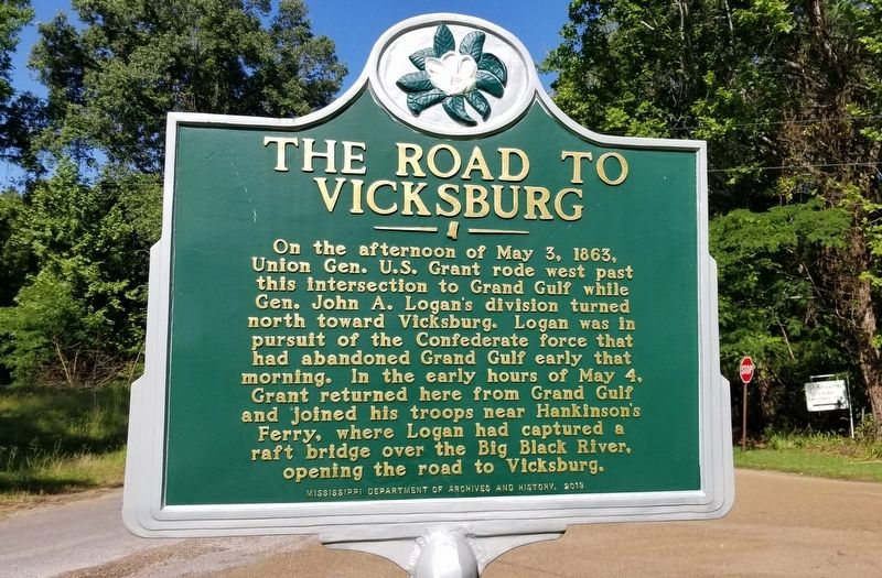 The Road to Vicksburg Marker image. Click for full size.