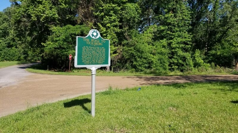 The Road to Vicksburg Marker image. Click for full size.