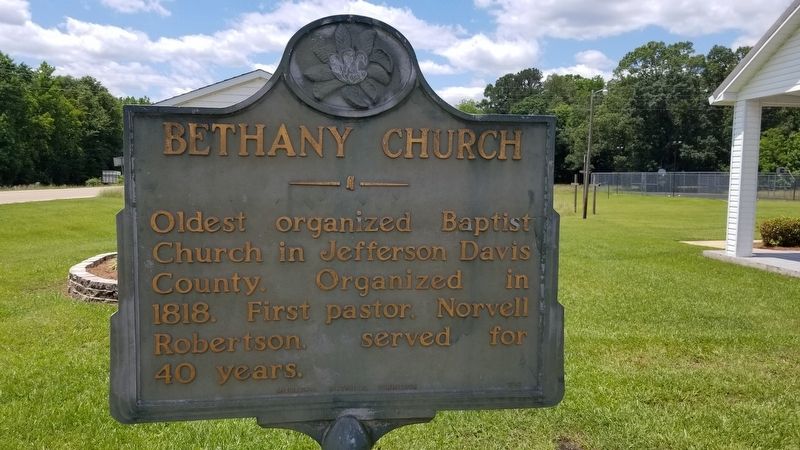 Bethany Church Marker image. Click for full size.