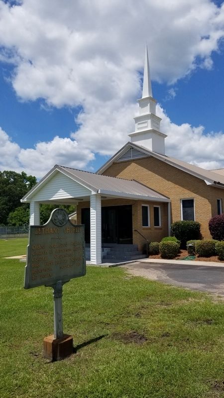 Bethany Church and Marker. Click for full size. Bethany Church and Marker image. Click for full size.