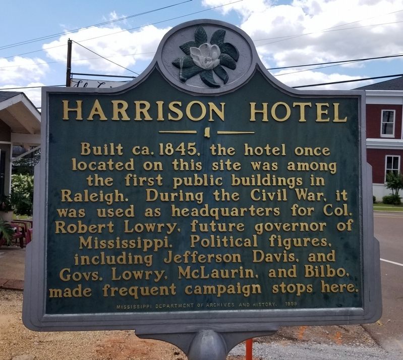 Harrison Hotel Marker image. Click for full size.