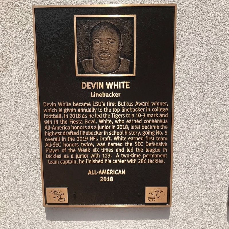 Devin White Marker. Click for full size. Devin White Marker image. Click for full size.