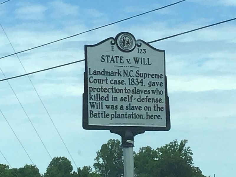 State v. Will Marker image. Click for full size.