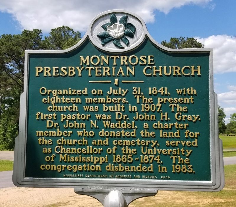 Montrose Presbyterian Church Marker image. Click for full size.