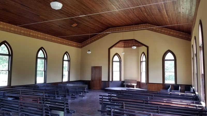Inside view of the Montrose Presbyterian Church image. Click for full size.