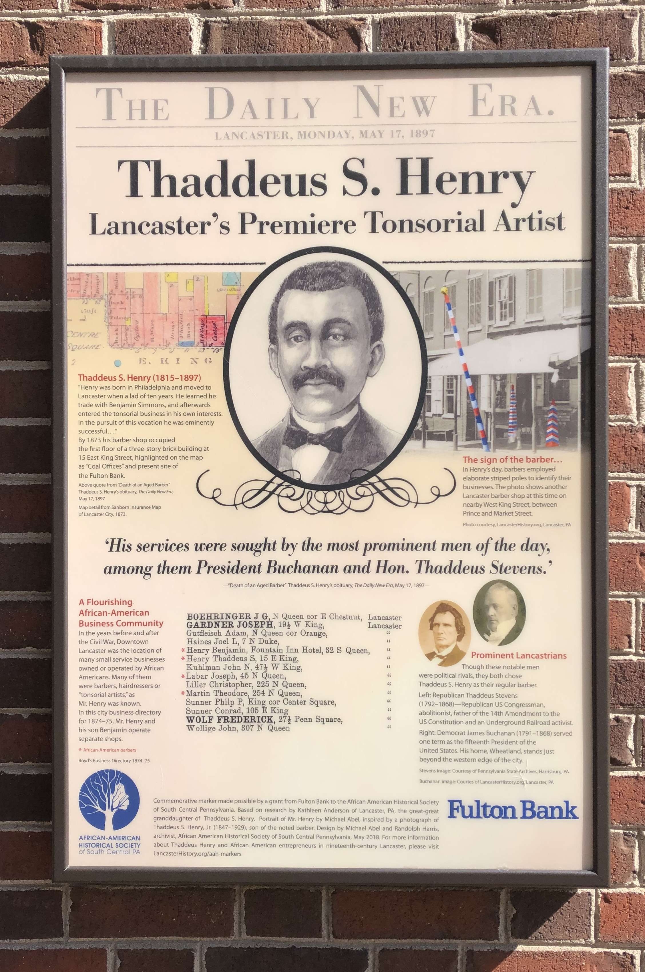 Thaddeus S. Henry Marker