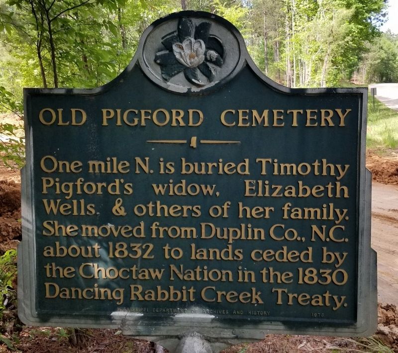 Old Pigford Cemetery Marker image. Click for full size.