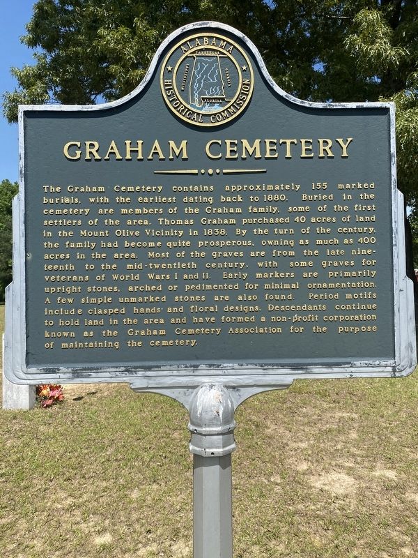 Graham Cemetery Marker image. Click for full size.
