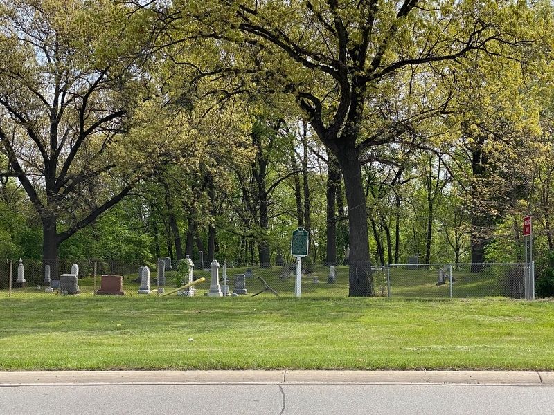 Sandhill Cemetery Marker image. Click for full size.