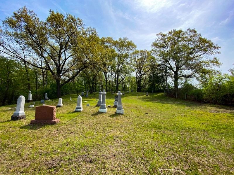 Showing small size of the Sandhill Cemetery. image. Click for full size.