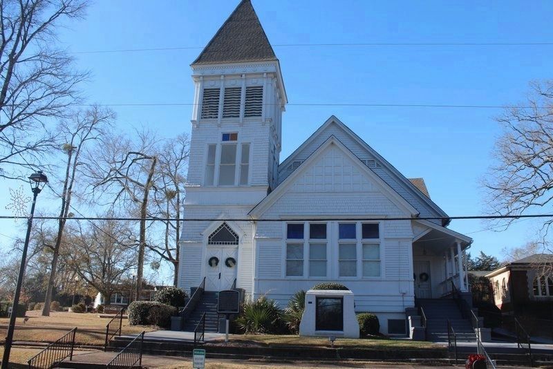 Eatonton Presbyterian Church and Marker image. Click for more information.