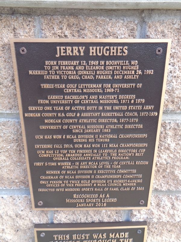 Jerry Hughes Marker image. Click for full size.