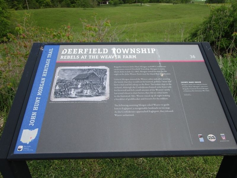 Deerfield Township Marker image. Click for full size.