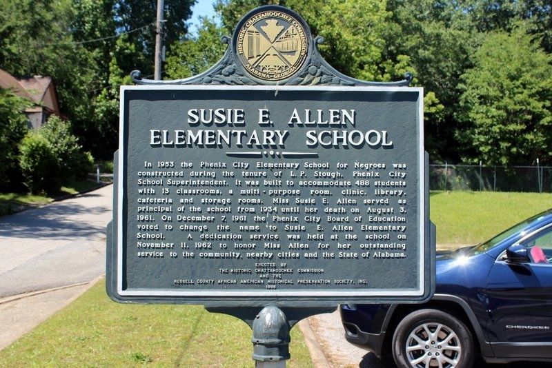 Susie E. Allen Elementary School Marker image. Click for full size.