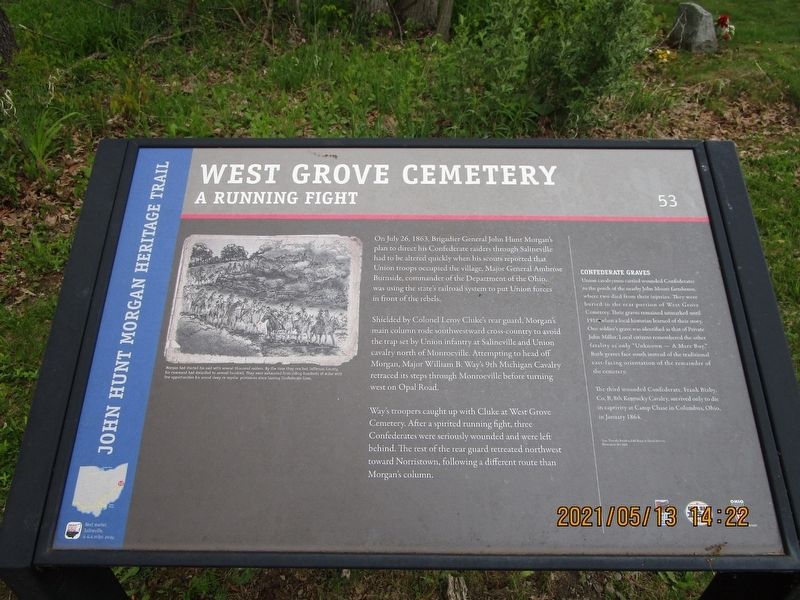 West Grove Cemetery Marker image. Click for full size.