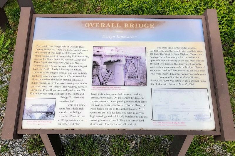 Overall Bridge Marker image. Click for full size.