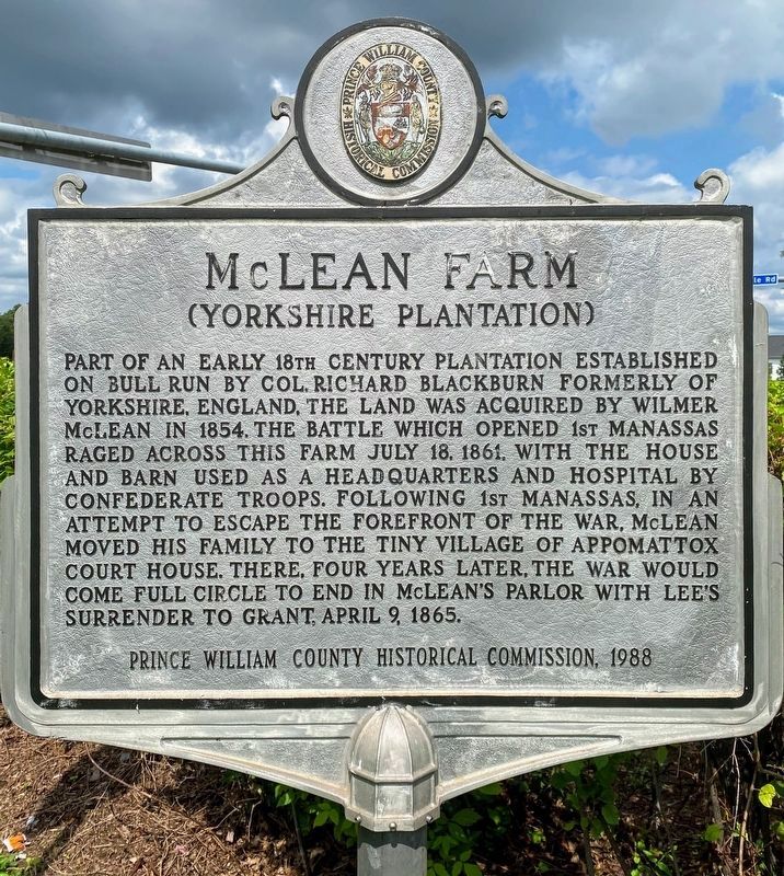 McLean Farm Marker image. Click for full size.