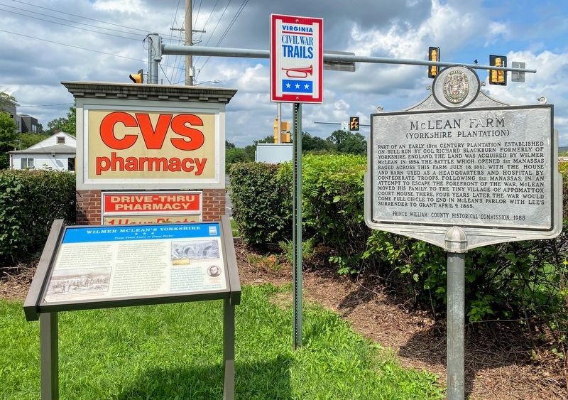 Marker at the parking lot of a CVS Pharmacy image. Click for full size.