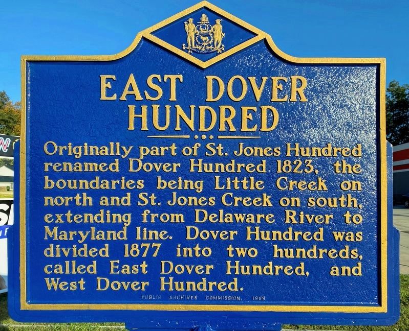 East Dover Hundred Marker image. Click for full size.