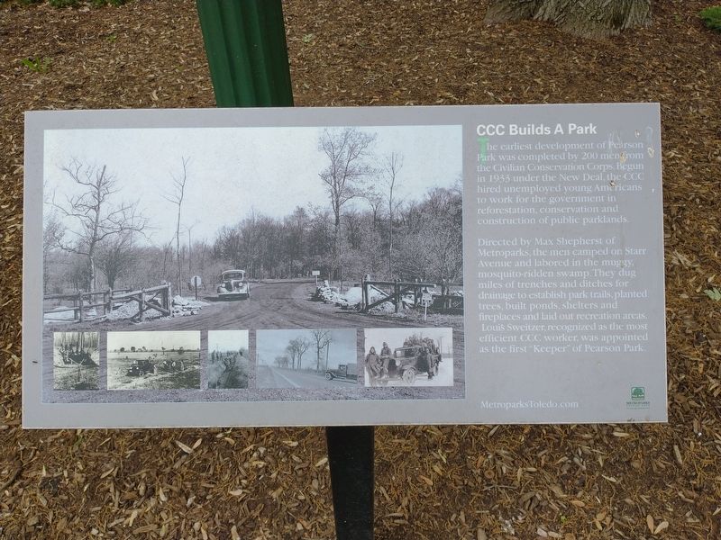 CCC Builds A Park Marker image. Click for full size.