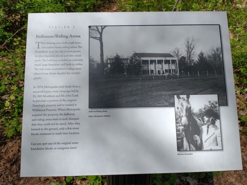 Ballroom / Riding Area Marker. Click for full size. Ballroom / Riding Area Marker image. Click for full size.