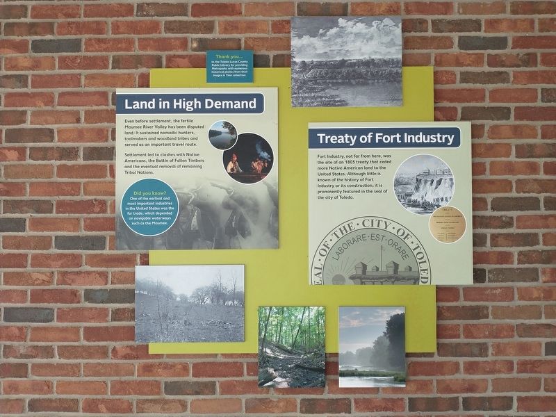 Land in High Demand / Treaty of Fort Industry Marker image. Click for full size.