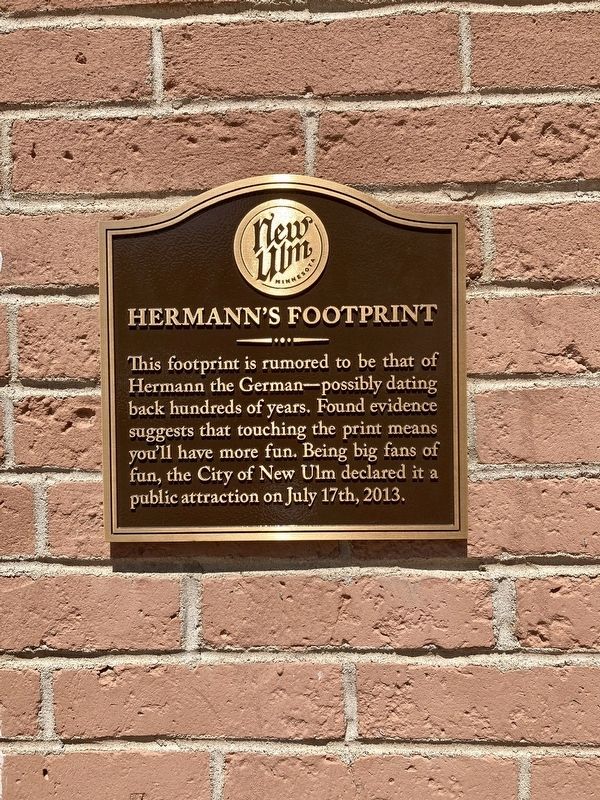 Hermans Footprint Marker image. Click for full size.