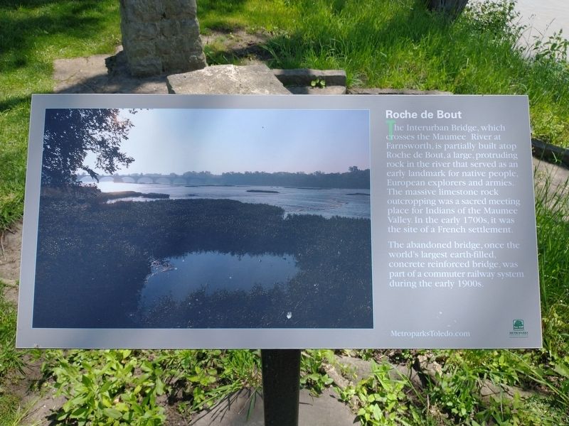 Roche de Bout Marker. Click for full size. Roche de Bout Marker image. Click for full size.