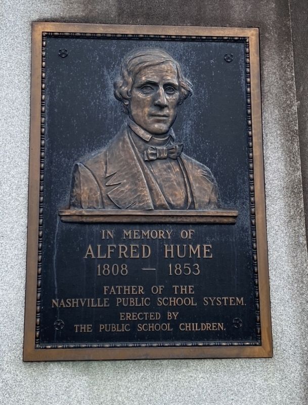 In Memory of Alfred Hume Marker. Click for full size. In Memory of Alfred Hume Marker image. Click for full size.