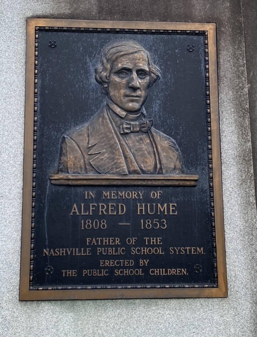 In Memory of Alfred Hume Marker