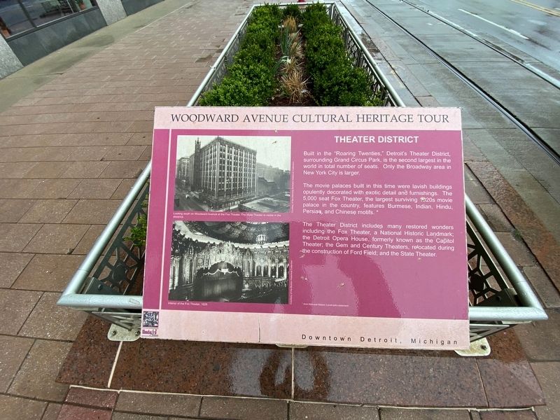 Woodward Avenue Cultural Heritage Tour Marker image. Click for full size.