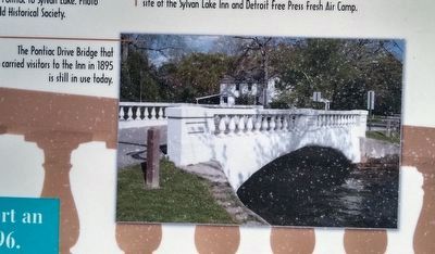 Sylvan Lake Inn: The Dream of Merrill B. Mills Marker Marker — bottom right image image. Click for full size.