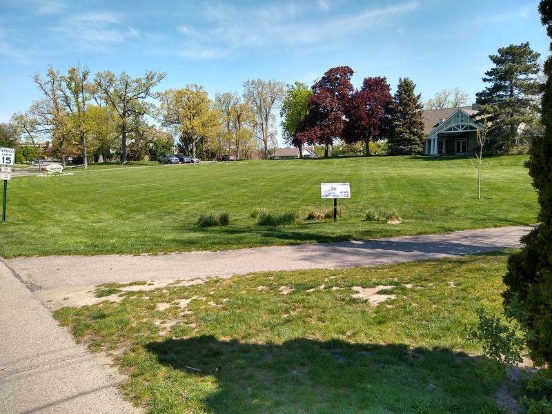 Sylvan Lake Inn: The Dream of Merrill B. Mills Marker image. Click for full size.