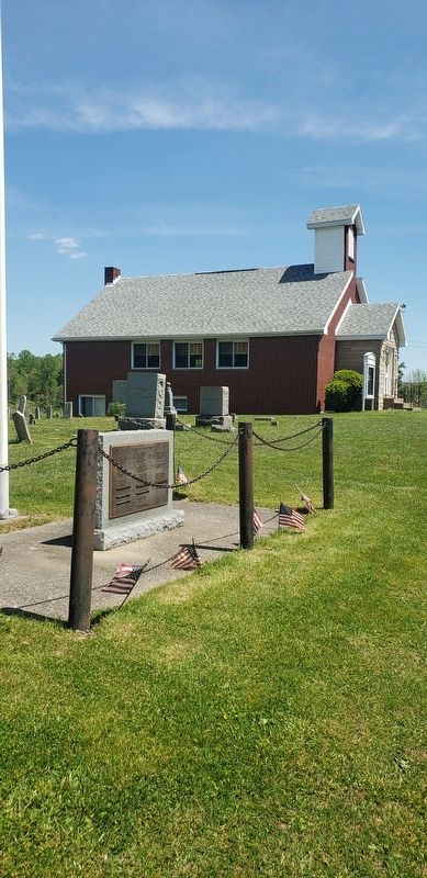 Veterans Buried Here Marker. Click for full size. Veterans Buried Here Marker image. Click for full size.