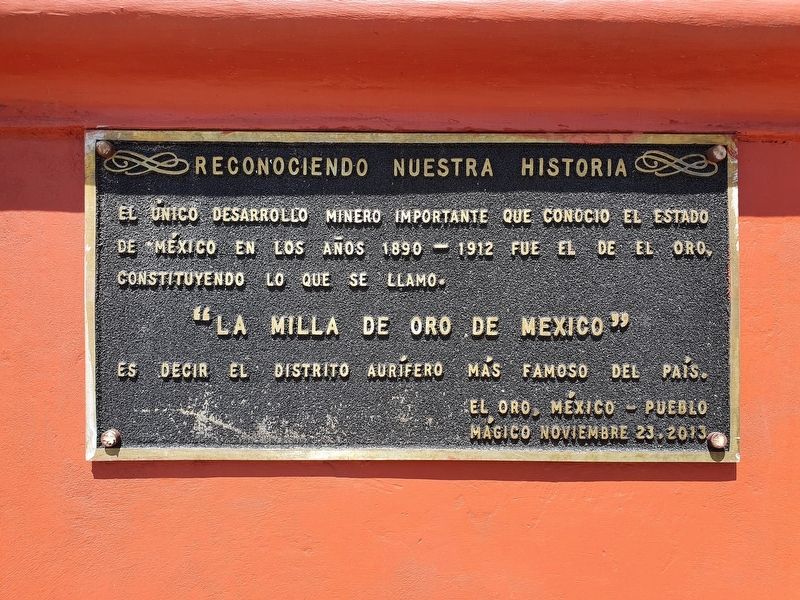 The Mexican Golden Mile Marker. Click for full size. The Mexican Golden Mile Marker image. Click for full size.