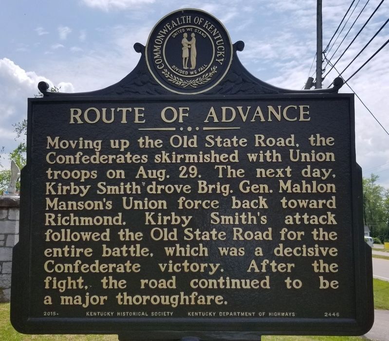 Route of Advance Marker reverse. Click for full size. Route of Advance Marker reverse image. Click for full size.