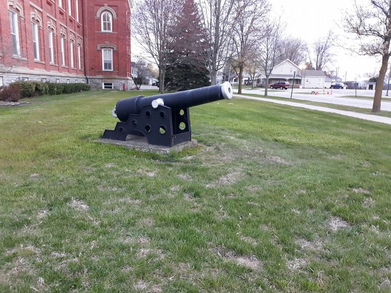 Civil War Memorial Cannon Marker. Click for full size. Civil War Memorial Cannon Marker image. Click for full size.
