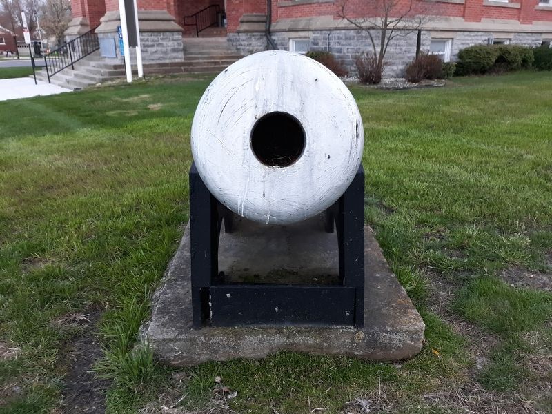 Civil War Memorial Cannon Marker. Click for full size. Civil War Memorial Cannon Marker image. Click for full size.