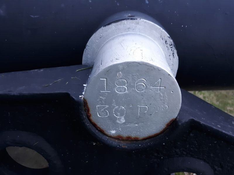 Civil War Memorial Cannon Marker. Click for full size. Civil War Memorial Cannon Marker image. Click for full size.