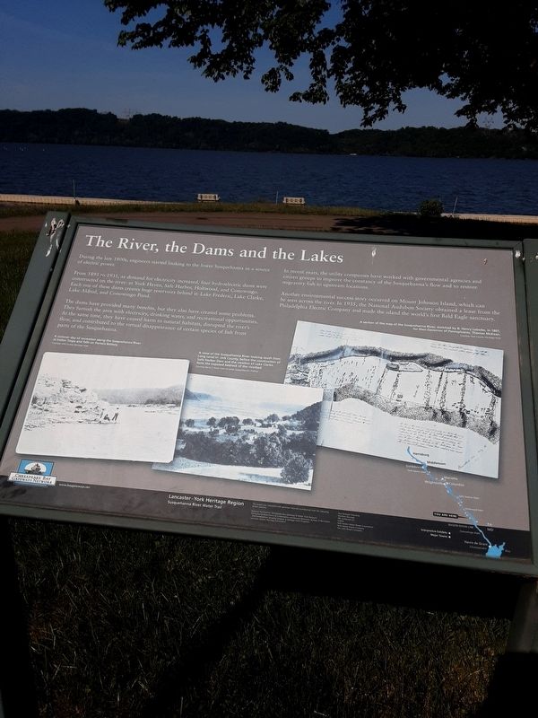 The River, the Dams and the Lakes Marker image. Click for full size.