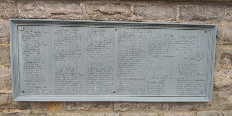 Fulton County Civil War Soldiers Memorial image. Click for full size.